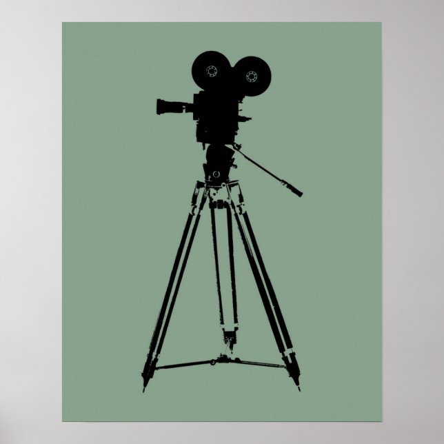 filmfilmfilmkamerans pop Art Poster (Framsidan)