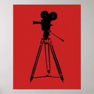 filmfilmfilmkamerans pop Art Poster