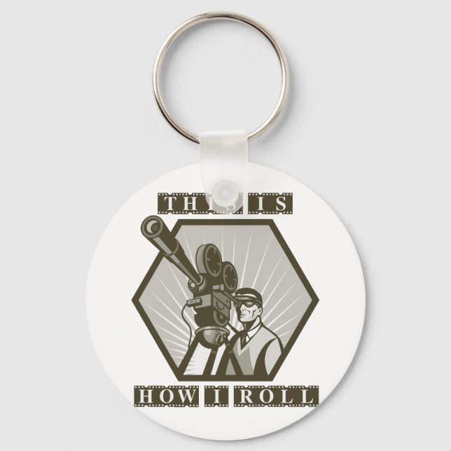 filmfilmkamerans regissörer nyckelring (Framsida)