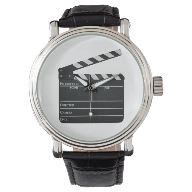 Filmfilmmakare i Clapboard filmskiffer Armbandsur (Framsida)
