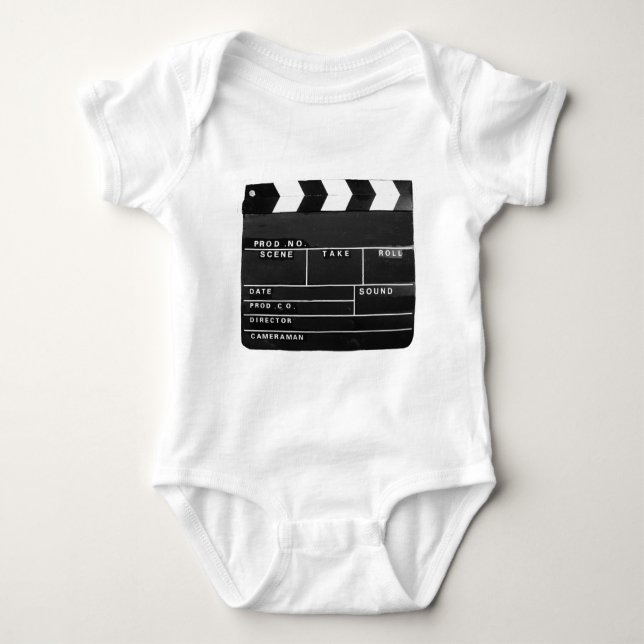 filmfilmskapare Clapper board T Shirt (Framsida)