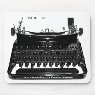 Filmförfattareförfattareskrivmaskin Mousepad Musmatta