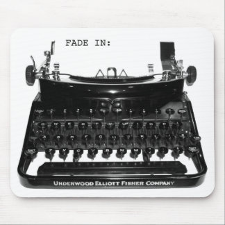 Filmförfattareförfattareskrivmaskin Mousepad Musmatta