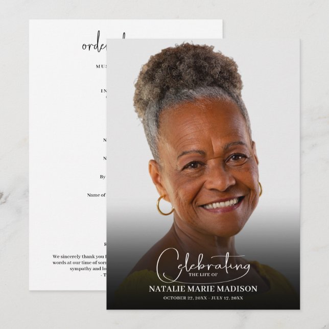 Filmfoto, Firande Program (Fram/baksida)