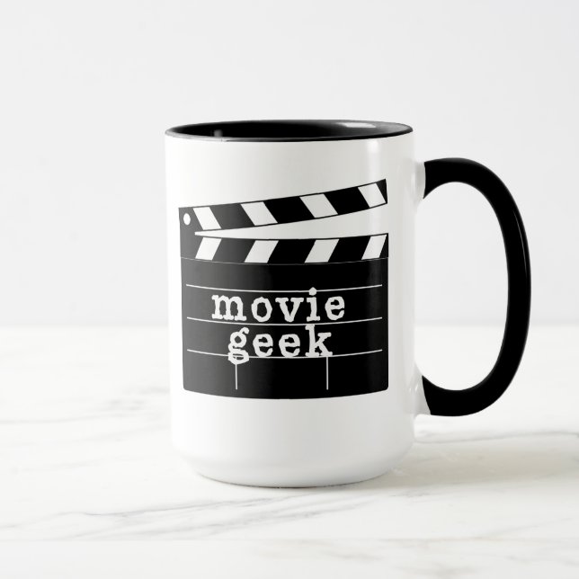FilmGeek med clapboarden Mugg (Höger)