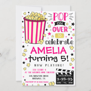 Filminbjudningsfilm, Födelsedagsfest, teater Inbjudningar
