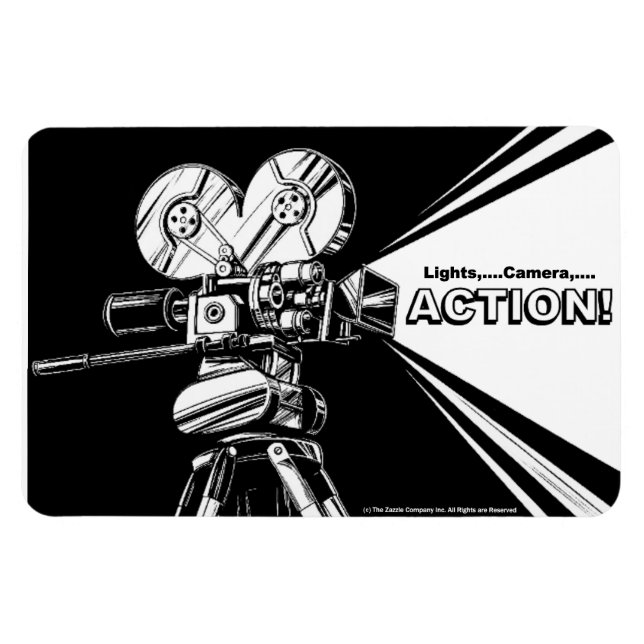 Filmkamera Grafik Flexible Magnet (Horisontell)