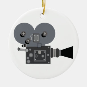 Filmkamera Julgransprydnad Keramik