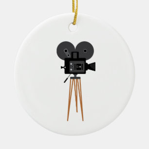 Filmkamera Julgransprydnad Keramik