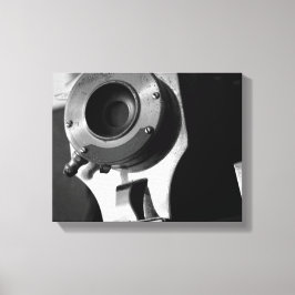 Filmkamera med svart och vit Vintage 11 x 14 Canvastryck