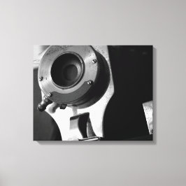 Filmkamera med svart och vit Vintage, 16 x 20 Canvastryck