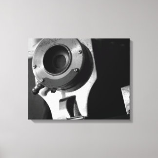 Filmkamera med svart och vit Vintage, 16 x 20 Canvastryck