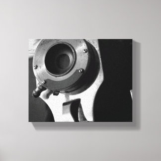 Filmkamera med svart och vit Vintage, 8 x 10 Canvastryck