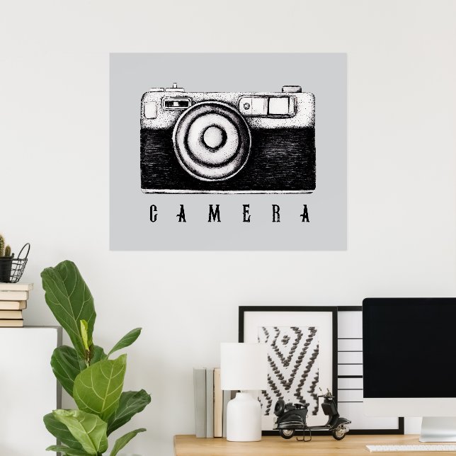Filmkamera Poster (Hemmakontoret)