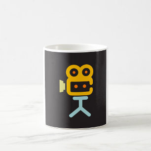 Filmkameraikon Minimal filmutrustning Kaffemugg