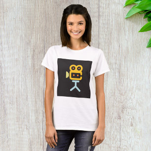 Filmkameraikon Minimalt filmutrustning T Shirt