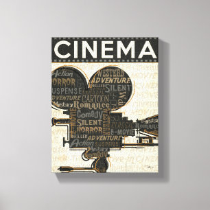 Filmkamerarulle Canvastryck