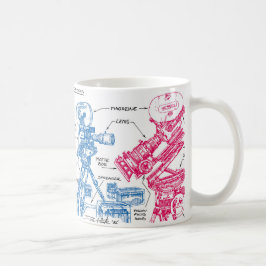 Filmkameror (färg) kaffemugg