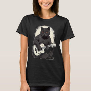 Filmkarusellkatter med svart katt, Guitarist, bomb T Shirt