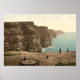 Filmklippor på Atlanten Kusten Irland Poster