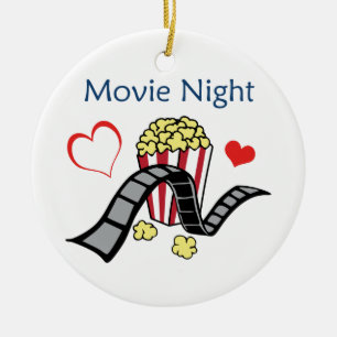 Filmkväll Julgransprydnad Keramik
