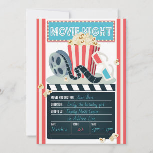 Filmkvällsfest Inbjudan