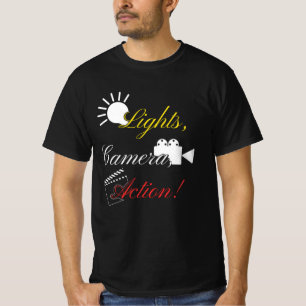 Filmljuskamera, åtgärd t shirt