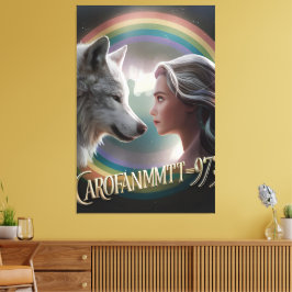 Filmlös konst och Poster på arbetsytans konstnärli Canvastryck