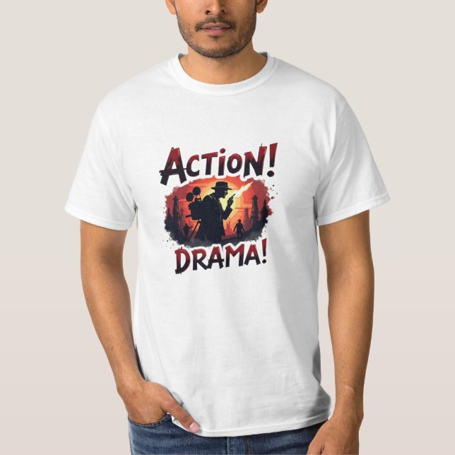 Filmmade Älskare Gift Idea T Shirt (Framsida)