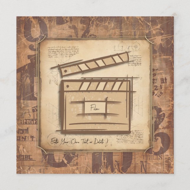 Filmmakare, skådespelare, filmregissörer, presentk meny (Framsida)