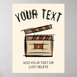 Filmmakare, skådespelare, filmregissörer, presentk poster