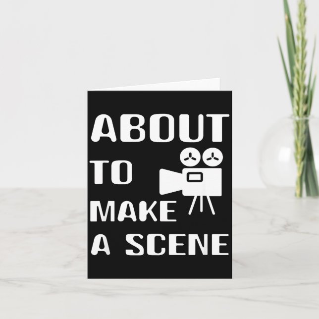 Filmmaker About To Make A Scene Film Making Movie  Kort (Framsida)