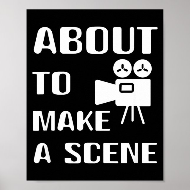 Filmmaker About To Make A Scene Film Making Movie  Poster (Framsidan)
