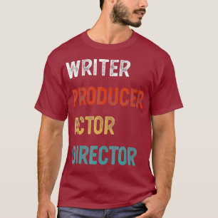 Filmmaker-film för författarproducentens skådespel t shirt