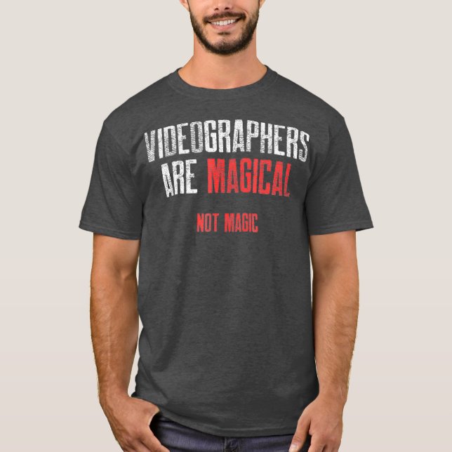 Filmmaker Gaffer för videografi T Shirt (Framsida)