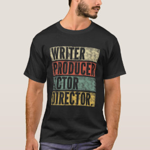 Filmmaker Gifts Mov för författare Producer Direct T Shirt
