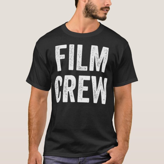 Filmmaker Team Film Crew Movie Director Producer  T Shirt (Framsida)