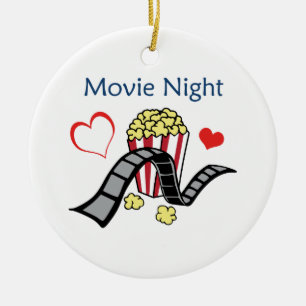 Filmnatt Julgransprydnad Keramik