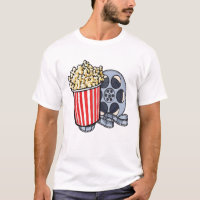 Filmnatt T-shirt, Popcorn 