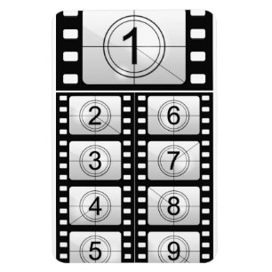 "Filmnedräkning" Flexibel magnet