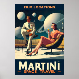 Filmplatser för Martini Space Resor affischer