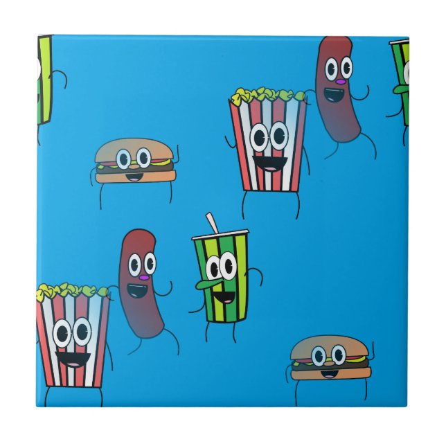 filmpopcorn kakelplatta (Framsidan)