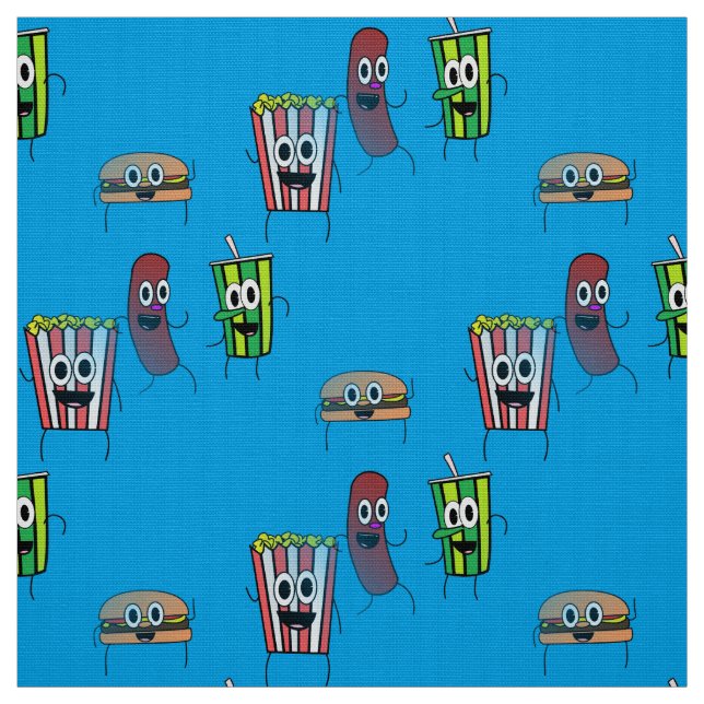 Filmpopcorn-väv Tyg (Provkarta)