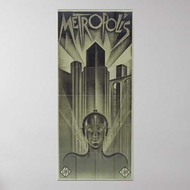 Filmposter i Metropolis 1927 Poster (Framsidan)