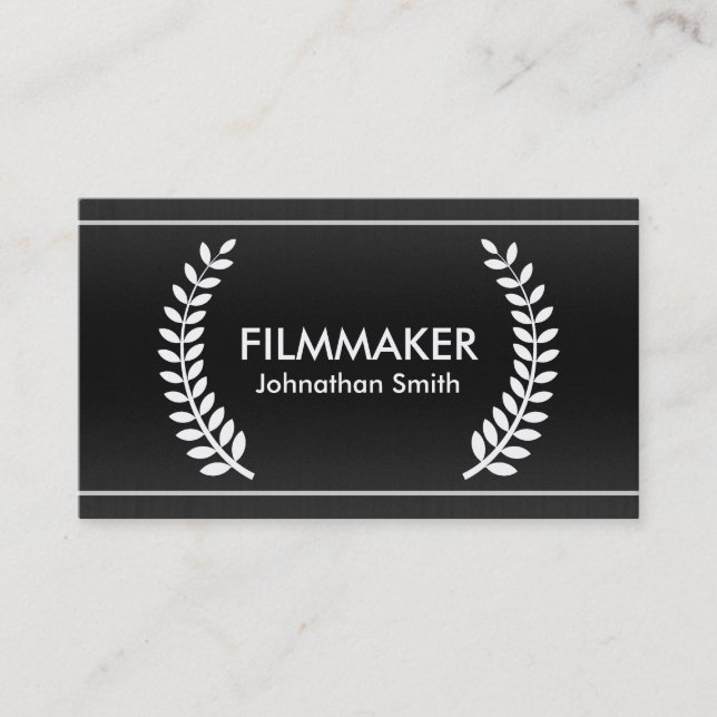 Filmpris Välklassade Affärskort för Filmskapare Visitkort (Framsida)