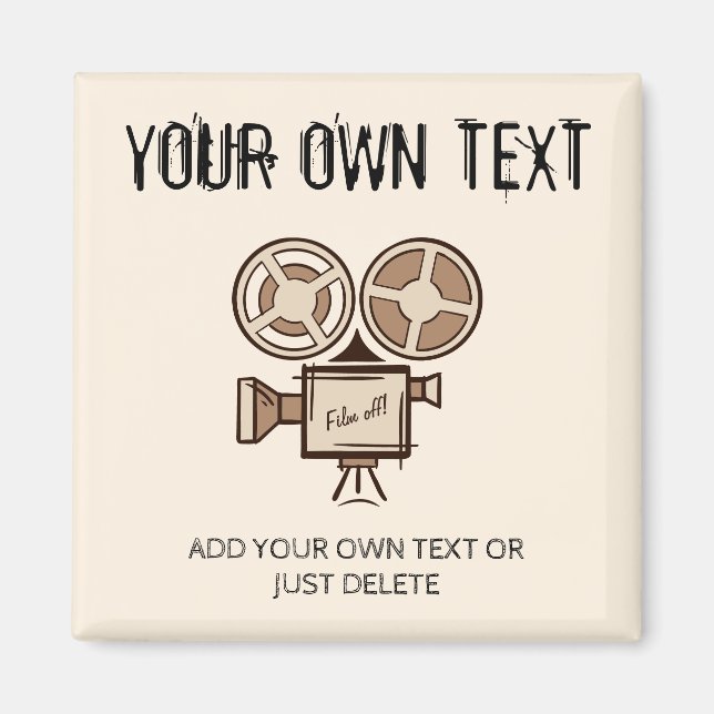 Filmproducent, filmproducent, regissör, skådespela magnet (Framsidan)