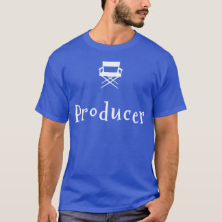Filmproducent för filmproduktionsretro t shirt
