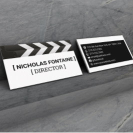 Filmproduktionsansvarig och direktör visitkort