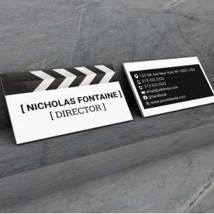 Filmproduktionsansvarig och direktör visitkort