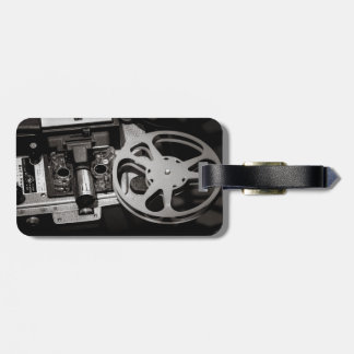Filmprojektor / filmrulle bagagetikett bagagebricka